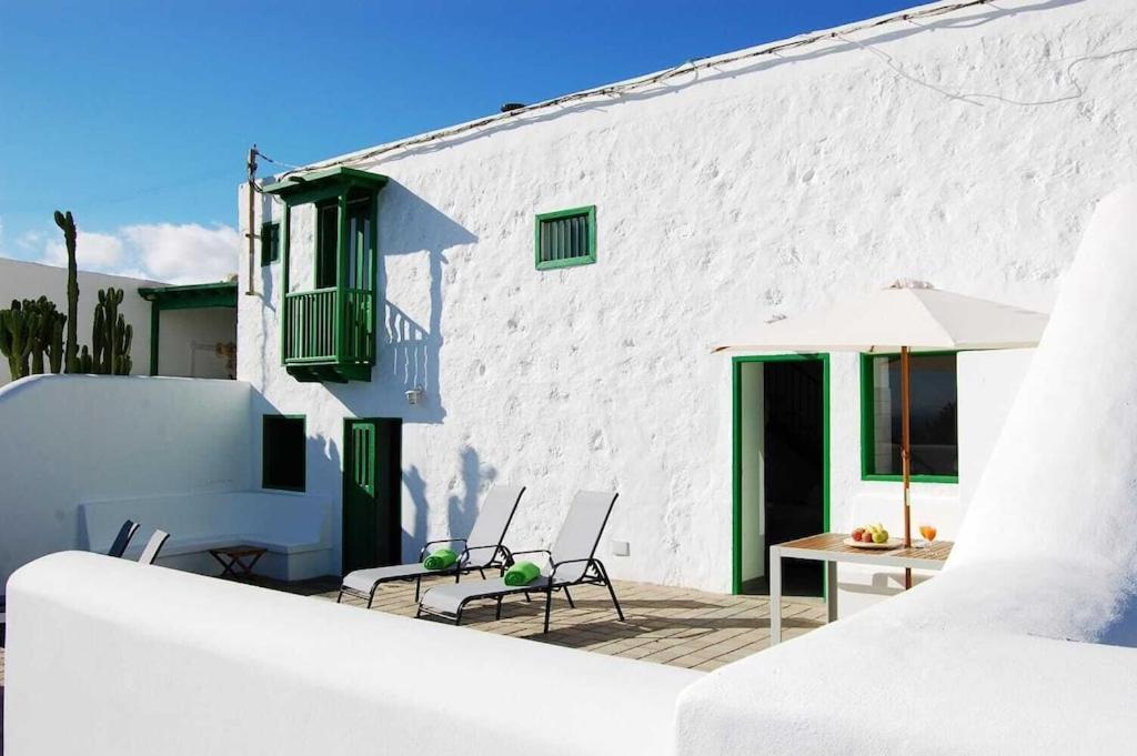 Typical Canarian House With Fabulous Sea Views Tías Kültér fotó